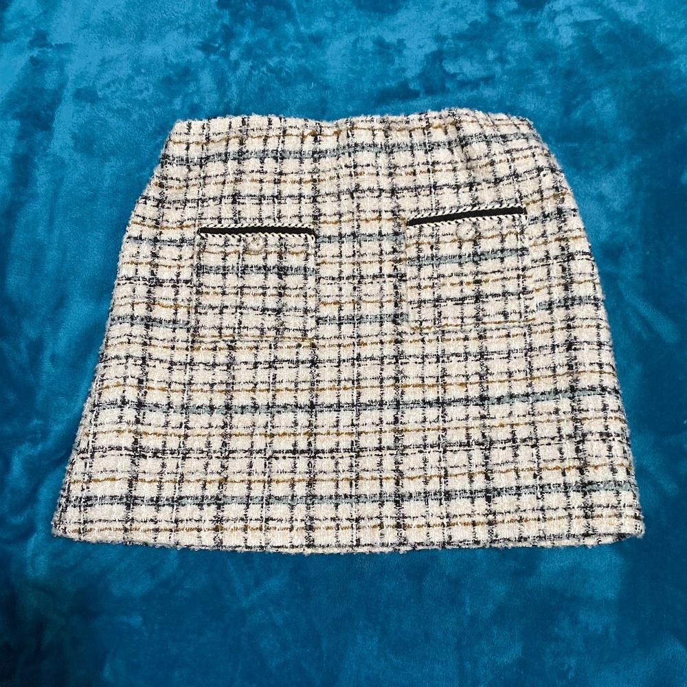 House of Harlow 1960 Tweed Mini Skirt Size Small